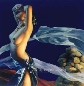 nc0011GD realista de foto mujer desnuda Pinturas al óleo